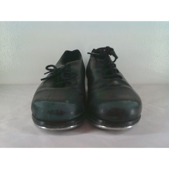 Dance Black Shoes Capezio CG09 Black 4M Youth Oxford Lace Up Full Sole - Picture 3 of 4